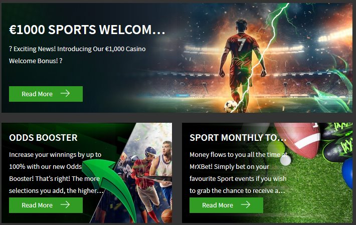 The 2 offers dedicated to sport